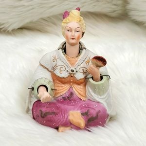 Vintage Ardalt Figurine Japan Nodder Women Geisha Rare Porcelain